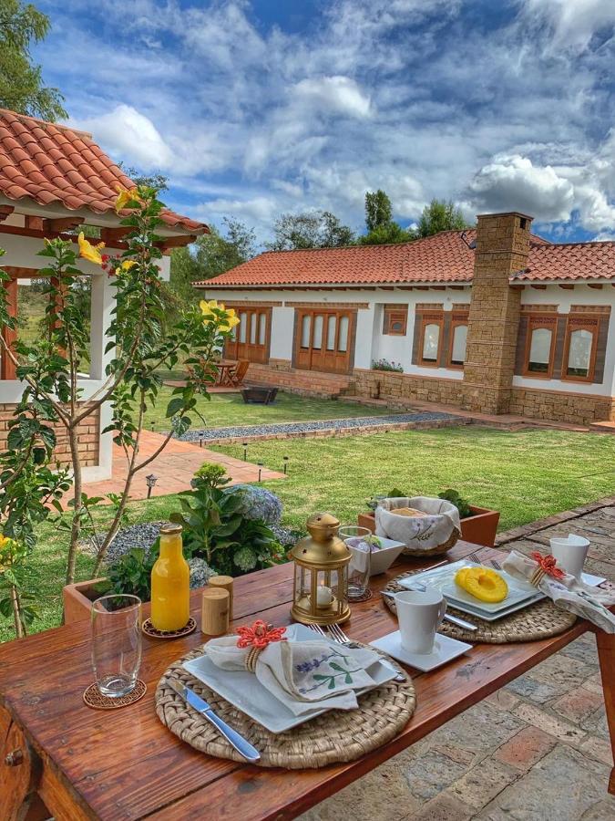 Casa De Las Flores Villa de Leyva Exterior foto
