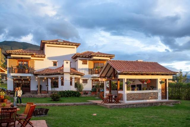 Casa De Las Flores Villa de Leyva Exterior foto